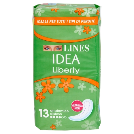 Lines Idea Liberty anatomico disteso 13 pz